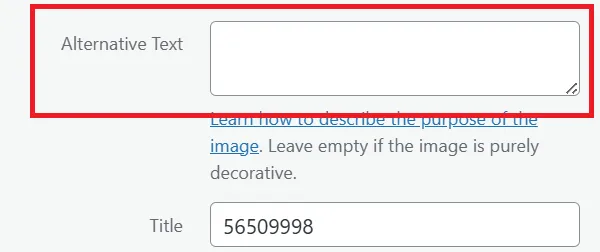 image alt tags mistake
