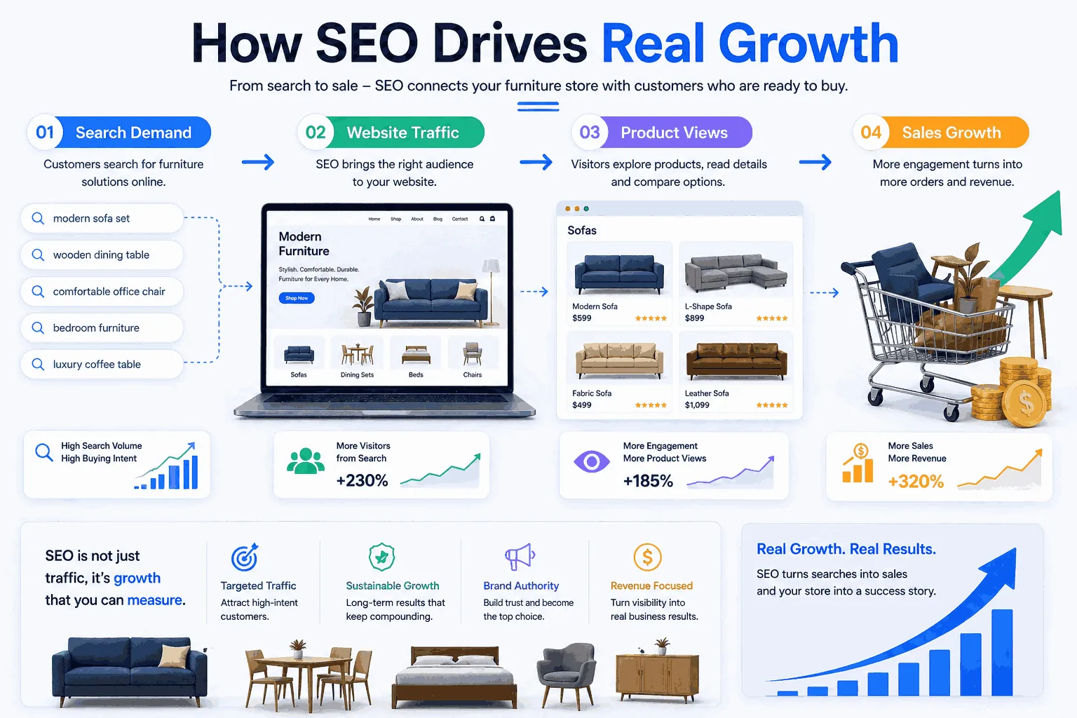 How SEO Drives Growth for Your Furniture Business