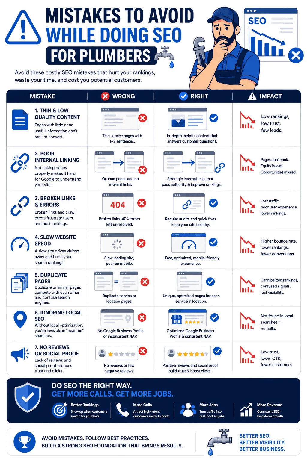 Mistakes To Avoid While Doing SEO for Plumbers 