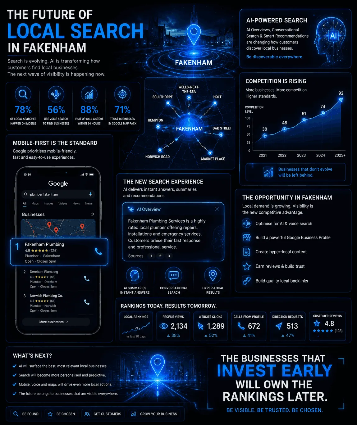 The Future of Search in Fakenham