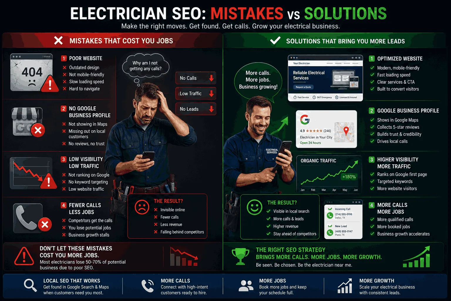 SEO Mistakes Electrician Businesses Are Making That Are Costing Them Leads
